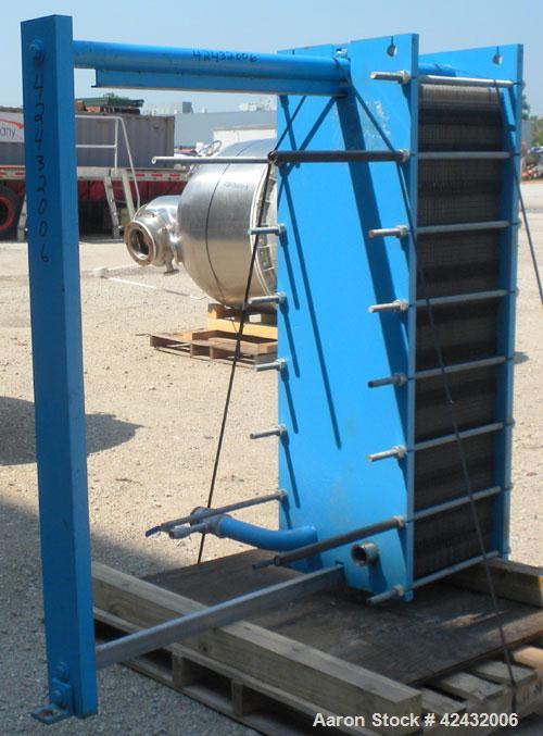 Used Tranter Plate Heat Exchanger, 544.65 Square Feet, Model GXD-042-L-5-KP-117