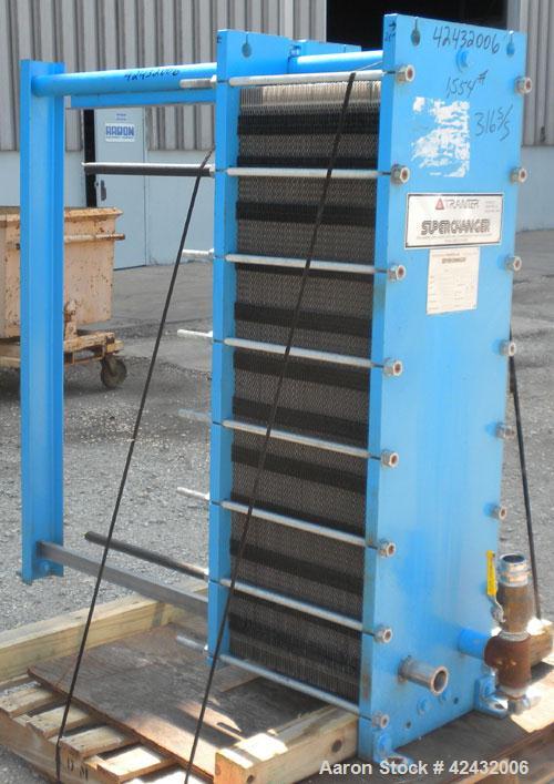 Used Tranter Plate Heat Exchanger, 544.65 Square Feet, Model GXD-042-L-5-KP-117
