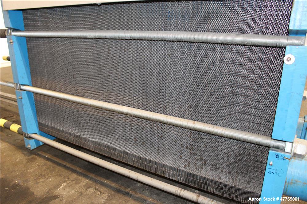 Used- Tranter Superchanger Plate Heat Exchanger, 4251 Square Feet Surface Area