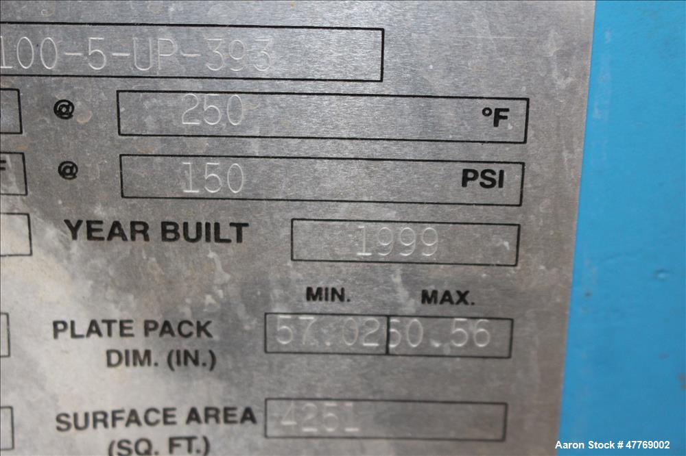 Used Tranter Superchanger Plate Heat Exchanger
