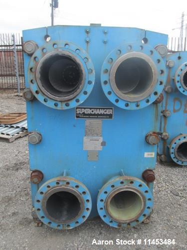 Used-3,908 sq ft Tranter Superchanger Plate Heat Exchanger