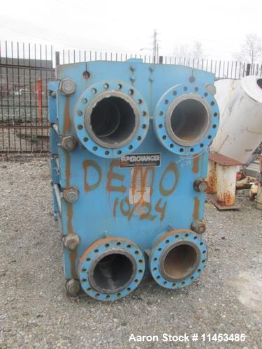 Used-3,908 sq ft Tranter Superchanger Plate Heat Exchanger