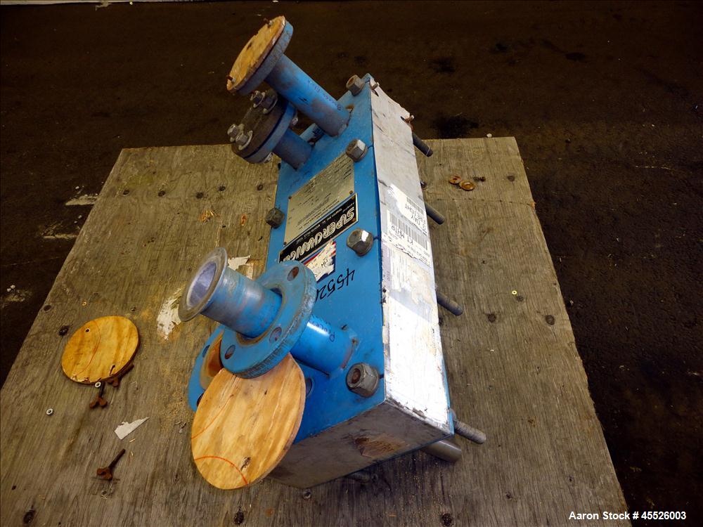 Used Tranter Super Changer Plate Heat Exchanger, Model UX-016-HJ-29