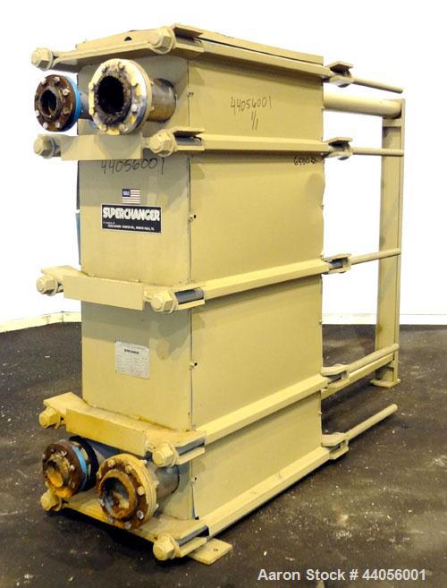 Used Tranter Superchanger Plate Heat Exchanger, Model UX-496-UP-235