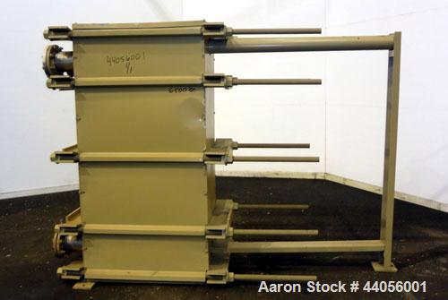 Used- Tranter Superchanger Plate Heat Exchanger, Model UX-496-UP-235