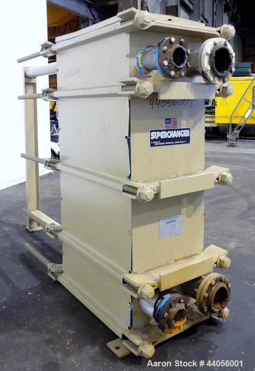Used Tranter Superchanger Plate Heat Exchanger, Model UX-496-UP-235