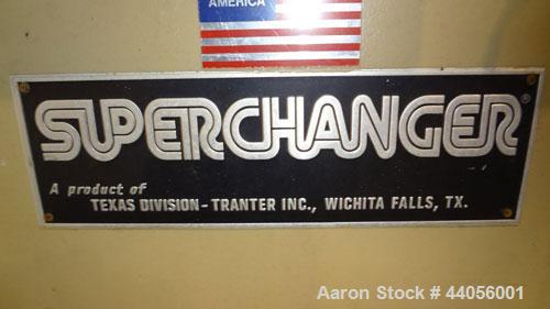Used Tranter Superchanger Plate Heat Exchanger, Model UX-496-UP-235