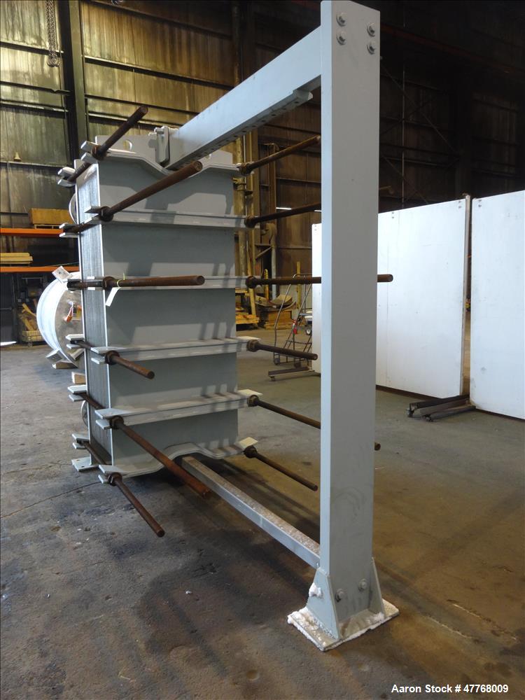 Used Tranter Superchanger Plate Heat Exchanger – 3,421.8 Sq. Ft., 316 Stainless Steel, 125 PSI