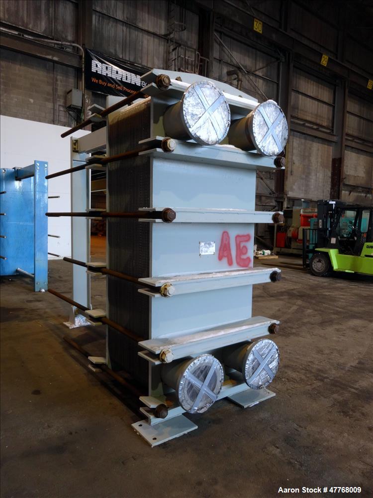 Used Tranter Superchanger Plate Heat Exchanger – 3,421.8 Sq. Ft., 316 Stainless Steel, 125 PSI