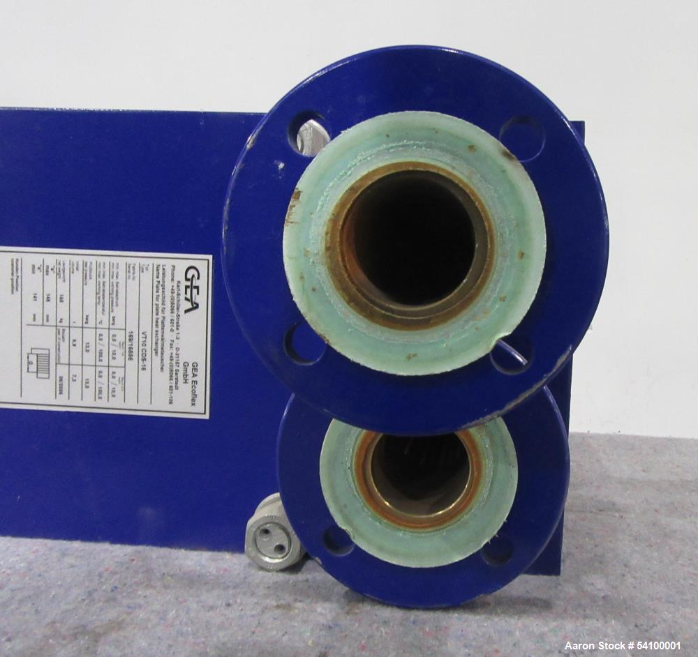 GEA Ecoflex VT10 Plate Heat Exchanger For Sale – 145 PSI, 212°F Rated – Approx.