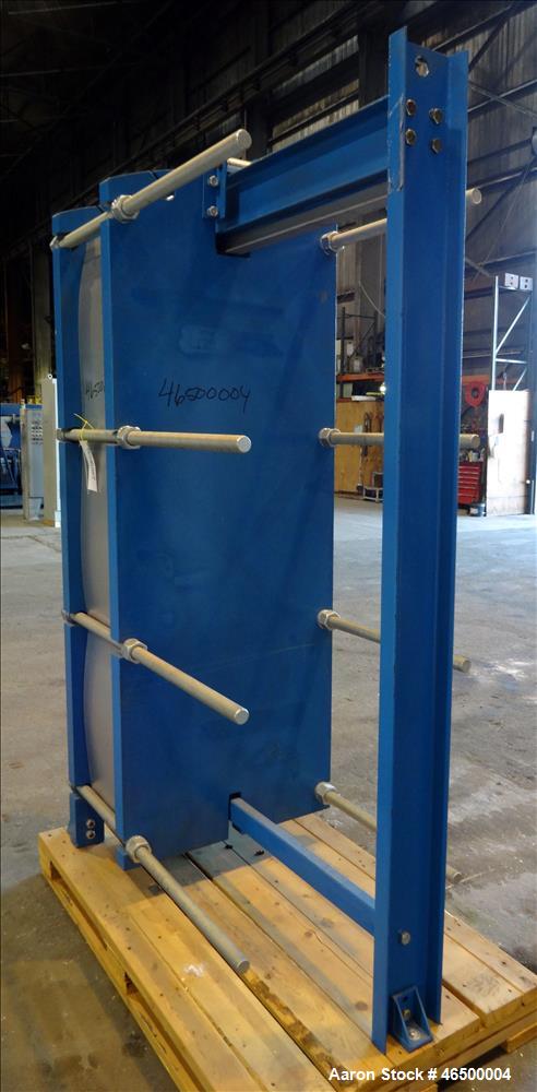 Used WCR Incorporated Plate Type Heat Exchanger, Model WCR-A891M, 741.1 Square