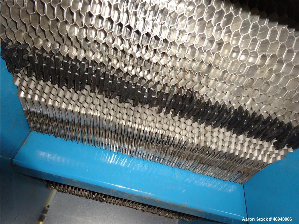 Unused- WCR Incorporated Plate Heat Exchanger, Model WCR-A891M, 741.1 Square Feet, 316 Stainless Steel, Vertical. (83) Approximate 15" wide x 67" long plates rated hot/cold sides 150 psi at -50 to 26...