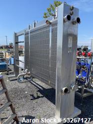 Used APV Crepaco Multi-Stage Plate Heat Exchanger | 275 Plates | 72" Bundle | Stainless Sanitary
