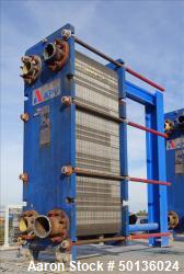 Used- APV Plate Heat Exchanger, Stainless Steel.