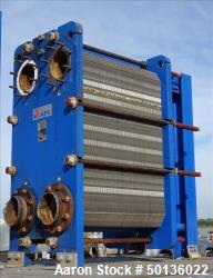 Used- APV Plate Heat Exchanger, Model TR9GLMGS 11, 316 Stainless Steel