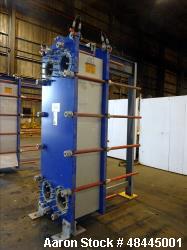 Used- Alfa Laval Plate Type Heat Exchanger, Model MX25-BFG