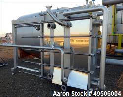 Used- Krones Thermowave Plate Heat Exchanger, Stainless Steel.