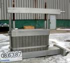 Used- APV Crepaco Plate Heat Exchanger, Model CR5, 1410 Square Feet, 304 Stainless Steel. (98) approximately 16