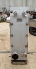 Used APV Crepaco Plate Heat Exchanger, Model H17S, 316 Stainless Steel. Approximately 230 square feet. (144) approximate 10