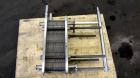 Used APV Crepaco Paraflow Plate Heat Exchanger, Model SR15-S, #2 Frame Size. Approximately 61 square feet. (55) 8-1/4” wide x 22-7/16” long 316 stainless steel plates. Maximum operating pressure 150 ...