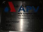 Unused- APV Crepaco Stainless Steel Plate Heat Exchanger, Model SR25SL. (24) 316 Stainless Steel plates with (EPDM) gaskets....