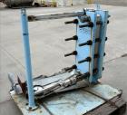 Used Stainless Steel APV Plate Heat Exchanger, Model HXU-8, Approximately 19 Sq