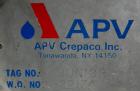USED: APV plate heat exchanger, model Junior, 316 stainless steel. Approximate 25 square feet. 93 approximate 2-3/4