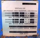 Used APV Plate Heat Exchanger, Model Q030 M-10