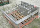Used APV Plate Heat Exchanger, Model SR20, 304 stainless steel. Approximately 215 square feet. (129) approximate 12