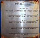 Used APV Plate Heat Exchanger, Stainless Steel