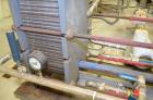 Used APV Plate Heat Exchanger, Model SR6GL, Serial# 30963.1. National Board # 242. Approximately (41) 772/757 mm plates. Rated 150 PSI @ 275 F and -20 F @ 150 PSI. Stainless Steel Construction. Built...