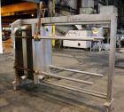 Used Alfa Laval Plate Heat Exchanger, Model A10RCF, 304 Stainless Steel.