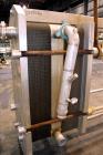 Used Alfa Laval Plate Heat Exchanger, Model A10RCF, 304 Stainless Steel.
