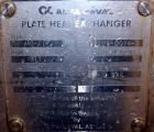 Used Alfa Laval Plate Heat Exchanger, Model A10RCF, 304 Stainless Steel.