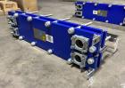 Used- Alfa Laval Plate Heat Exchanger, Model AQ2L-FD, 74.1 Square Feet, Vertical. (29) Stainless steel 0.4mm thick plates. R...
