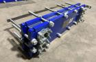 Used- Alfa Laval Plate Heat Exchanger, Model AQ2L-FD, 74.1 Square Feet, Vertical. (29) Stainless steel 0.4mm thick plates. R...