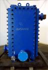 Unused- Alfa-Laval Compabloc Welded Plate Heat Exchanger, 2063.4 Square Feet Surface Area, Model CPL75-V-300, Vertical. (300) 316L Stainless steel plates. Hot side rated 150 psi/Full Vacuum at -20 to...