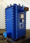 Unused- Alfa-Laval Compabloc Welded Plate Heat Exchanger, 2063.4 Square Feet Surface Area, Model CPL75-V-300, Vertical. (300) 316L Stainless steel plates. Hot side rated 150 psi/Full Vacuum at -20 to...