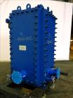 Unused- Alfa-Laval Compabloc Welded Plate Heat Exchanger, 2063.4 Square Feet Surface Area, Model CPL75-V-300, Vertical. (300) 316L Stainless steel plates. Hot side rated 150 psi/Full Vacuum at -20 to...