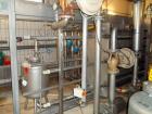 Used Alfa Laval plate heat exchanger, type M15-F-FMC, stainless steel, Max. working pressure 195 PSI/13 bar at a max. 248 deg F/120 deg C. Serial # 30100-545, New 1992. Incl. 1 x Dessel stainless ste...