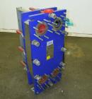 Unused- Alfa Laval Plate Exchanger, 87.83 Square Feet, Model M10-BDFG. (36) 120 mm thick 316 stainless steel plates. Designe...