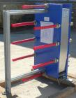 Unused- Alfa Laval Thermal Plate Exchanger, 149.80 Square Feet, Model M10-BFG. (60) 0.5 mm thick 316 stainless steel plates. Designed 150 psi at –20 to 86 deg.f.. (4) 4