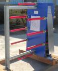 Unused- Alfa Laval Thermal Plate Exchanger, 149.80 Square Feet, Model M10-BFG. (60) 0.5 mm thick 316 stainless steel plates. Designed 150 psi at –20 to 86 deg F. (4) 4
