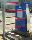Unused- Alfa Laval Thermal Plate Exchanger, 149.80 Square Feet, Model M10-BFG. (60) 0.5 mm thick 316 stainless steel plates. Designed 150 psi at –20 to 86 deg F. (4) 4'' Blind inlets/outlets. Mounted...