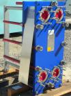 Unused- Alfa Laval Thermal Plate Exchanger, 149.80 Square Feet, Model M10-BFG. (60) 0.5 mm thick 316 stainless steel plates. Designed 150 psi at –20 to 86 deg F. (4) 4'' Blind inlets/outlets. Mounted...