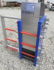 Used Alfa Laval Thermal Plate Exchanger, 250.5 Square Feet, Model M10-BFG. (99) Approximately 14-1/2’’ wide x 34-1/2’’ tall x 0.50 mm thick commercially pure titanium plates. Designed 150 psi at –20 ...