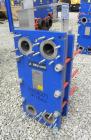 Used Alfa Laval Thermal Plate Exchanger, 116.2 Square Feet, Model M10-BFG. (47) Approximately 14-1/2 wide x 34-1/2 tall x 0.50 mm thick commercially pure titanium plates. Designed 150 psi at 20 to 22...