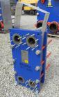 Used Alfa Laval Thermal Plate Exchanger, 116.2 Square Feet, Model M10-BFG. (47) Approximately 14-1/2 wide x 34-1/2 tall x 0.50 mm thick commercially pure titanium plates. Designed 150 psi at 20 to 22...