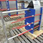 Used Alfa Laval Thermal Plate Exchanger, 296.98 square feet, model M10-BFG. (117) Approximately 14-1/2’’ wide x 34-1/2’’ tall x 0.50 mm thick 316 stainless steel plates. Designed 150 psi at –20 to 22...