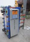 Used Alfa Laval Thermal Plate Exchanger, 295.1 square feet, model M10-BWFDR. (59) Cassettes (118 total plates), approximately 14-1/2” wide x 34” tall x 0.60 mm thick 316 stainless steel plates. Desig...